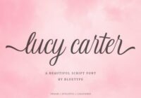 Lucy Carter Script Font - Featured Image