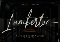 Lumberton Font - Featured Image