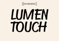 Lumen Touch Font - Featured Image