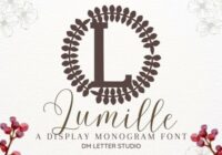 Lumille Monogram Font - Featured Image