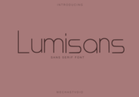 Lumisans Font - Featured Image