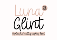 Luna Glint Font - Featured Image