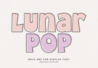 Lunar Pop Font - Featured Image