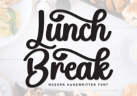 Lunch Break Font - Featured Image