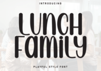 Lunch Family Font - Featured Image