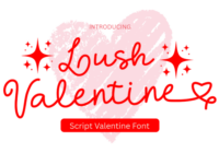 Lush Valentine Font - Featured Image
