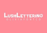 Lushlettering Font - Featured Image
