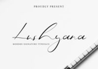Lushyana Font - Featured Image