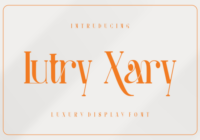 Lutry Xary Font - Featured Image