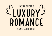 Luxury Romance Font - Featured Image