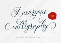 Luxuryone Calligraphy Font - Featured Image