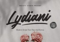 Lydiani Duo Font - Featured Image