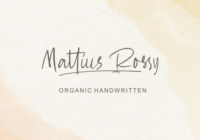 MAttius Rossy Font - Featured Image