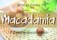 Macadamia Font - Featured Image