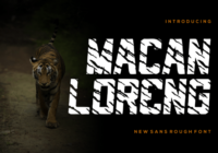 Macan Loreng Font - Featured Image