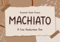 Machiato Font - Featured Image