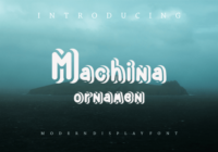 Machina Ornamen Font - Featured Image