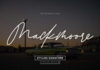 Mackmoore Font - Featured Image
