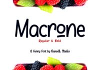 Macrone Font - Featured Image