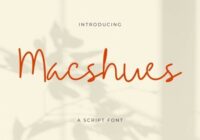 Macshues Font - Featured Image