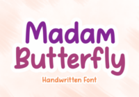 Madam Butterfly Font - Featured Image
