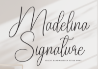 Madelina Signature Font - Featured Image