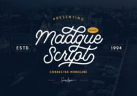 Madgue Font - Featured Image