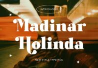 Madiar Holida Font - Featured Image