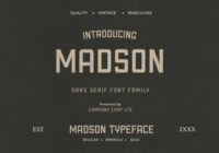 Madson Font - Featured Image