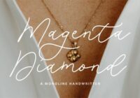 Magenta Diamond Font - Featured Image