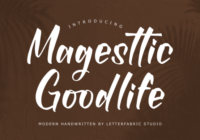 Magesttic Goodlife Font - Featured Image