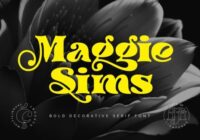 Maggie Sims Font - Featured Image