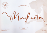 Maghenta Font - Featured Image