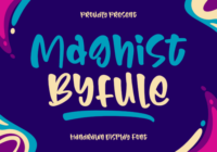 Maghist Byfule Font - Featured Image