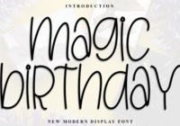 Magic Birthday Font - Featured Image