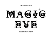 Magic Eye Font - Featured Image