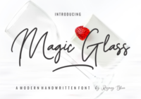Magic Glass Font - Featured Image