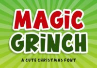 Magic Grinch Font - Featured Image