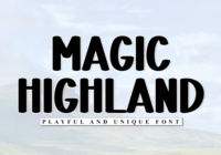 Magic Highland Font - Featured Image