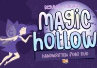 Magic Hollow Font - Featured Image