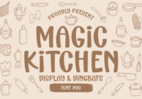 Magic Kitchen Font - Featured Image