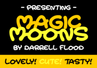 Magic Moons Font - Featured Image