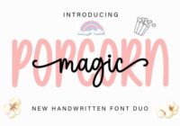 Magic Popcorn Font - Featured Image