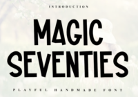 Magic Seventies Font - Featured Image