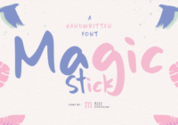 Magic Stick Font - Featured Image