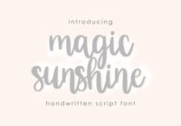 Magic Sunshine Font - Featured Image