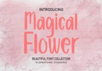 Magical Flower Font - Featured Image