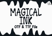 Magical Ink Font - Featured Image