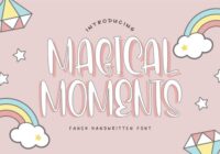 Magical Moments Font - Featured Image