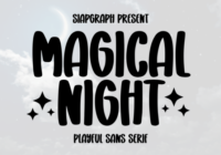 Magical Night Font - Featured Image